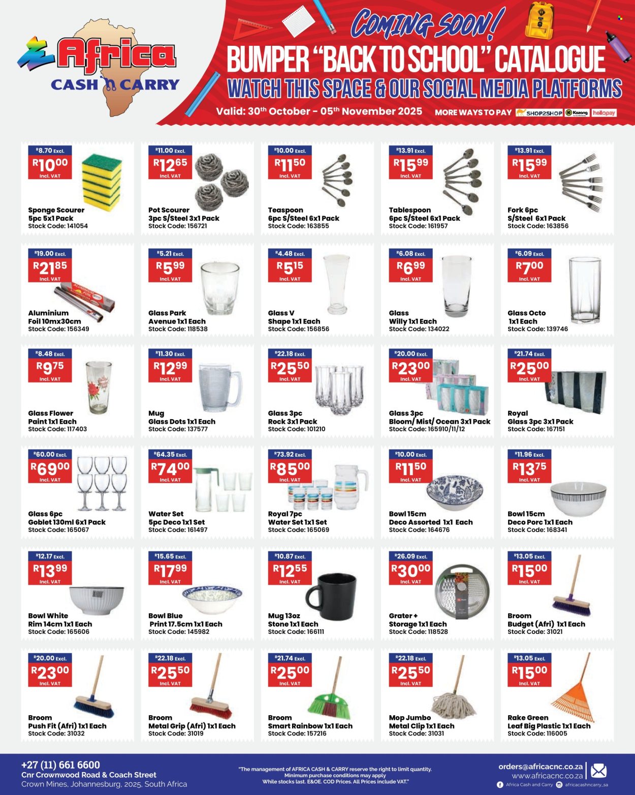 Africa Cash & Carry specials - 30/10/2025 - 05/11/2025. Page 30