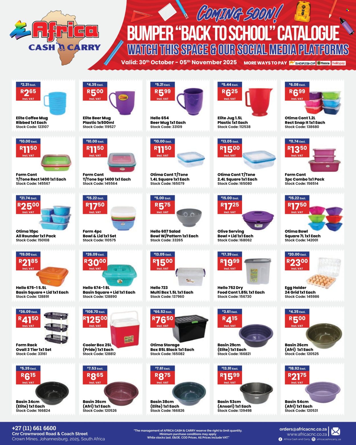 Africa Cash & Carry specials - 30/10/2025 - 05/11/2025. Page 31