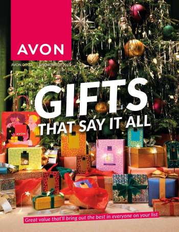 Avon catalogue  - 01/11/2025 - 30/11/2025.