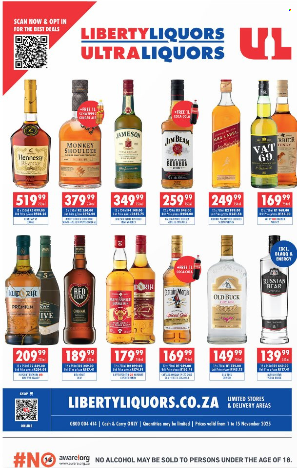 Liberty Liquors specials - 01/11/2025 - 15/11/2025. Page 1