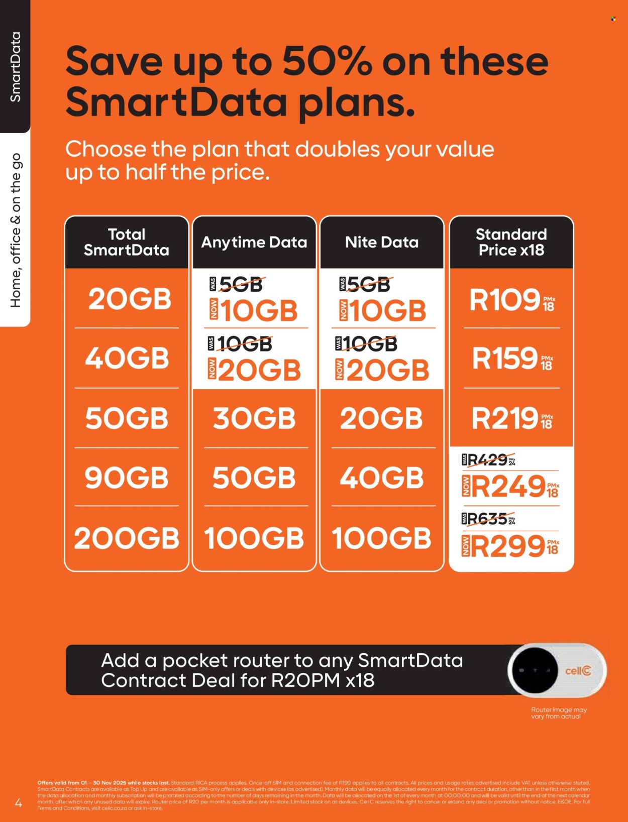 Cell C specials - 01/11/2025 - 30/11/2025. Page 6