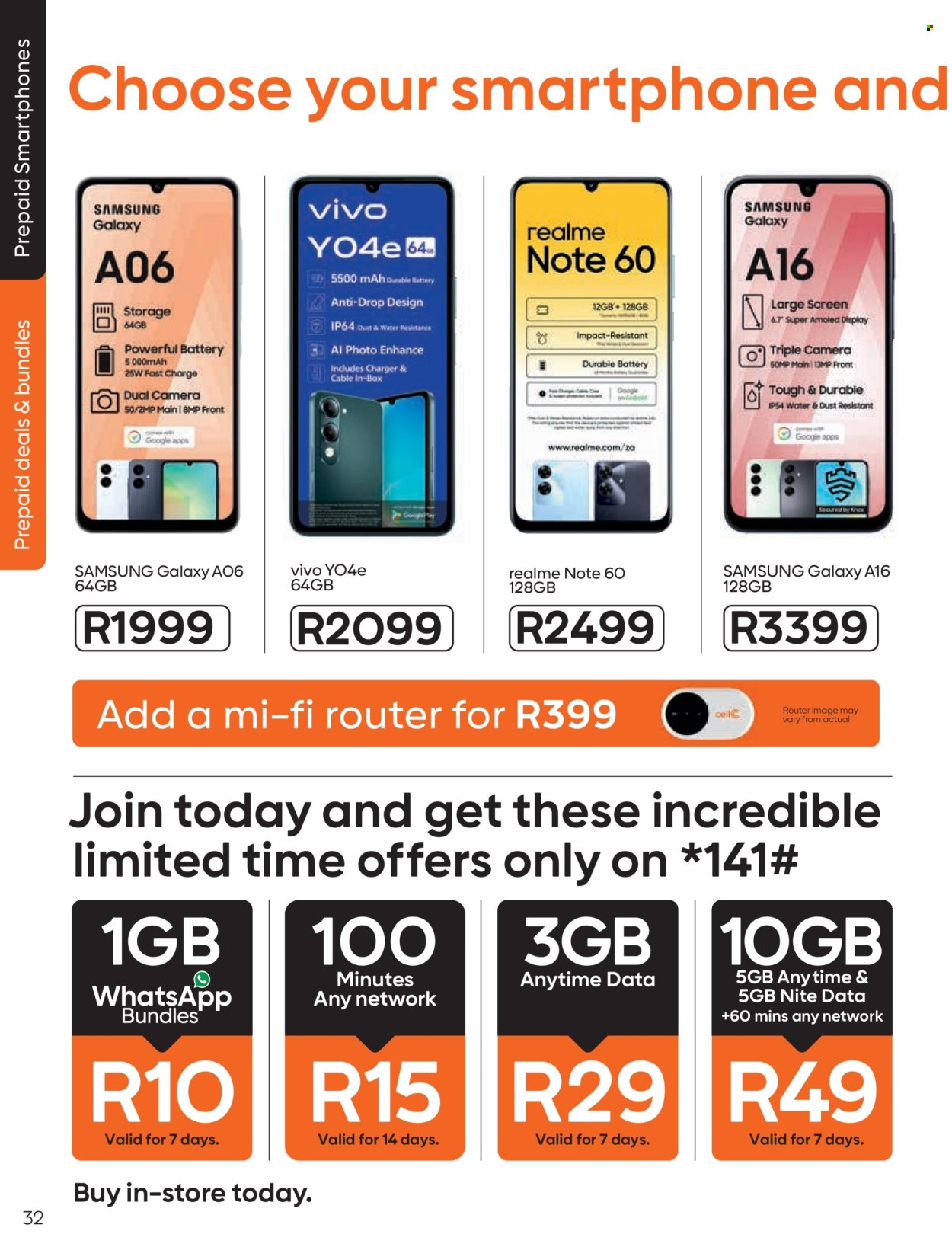 Cell C specials - 01/11/2025 - 30/11/2025. Page 34