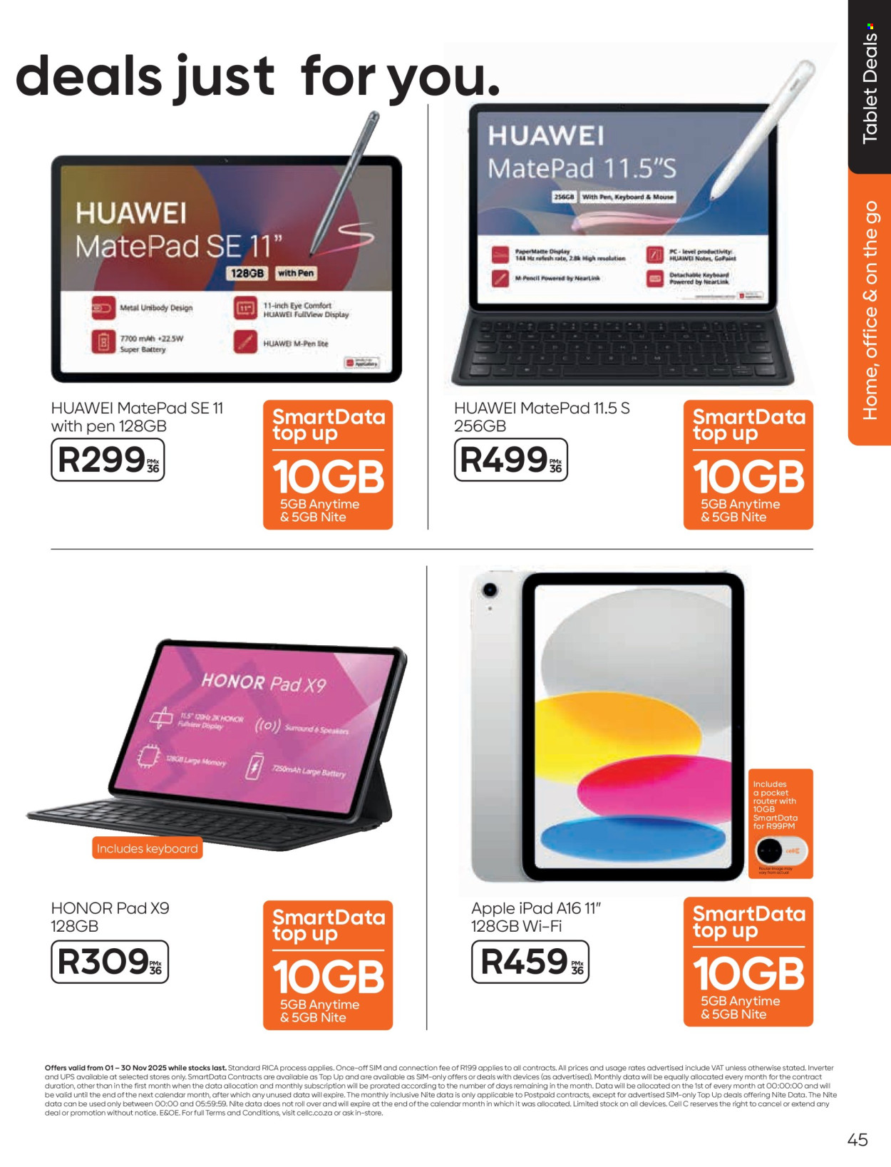 Cell C specials - 01/11/2025 - 30/11/2025. Page 47