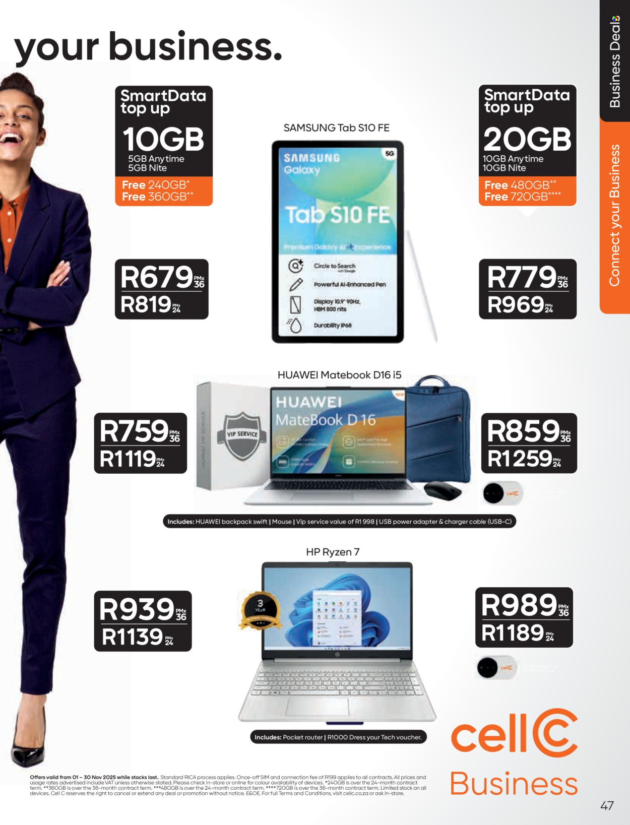 Cell C specials - 01/11/2025 - 30/11/2025. Page 49