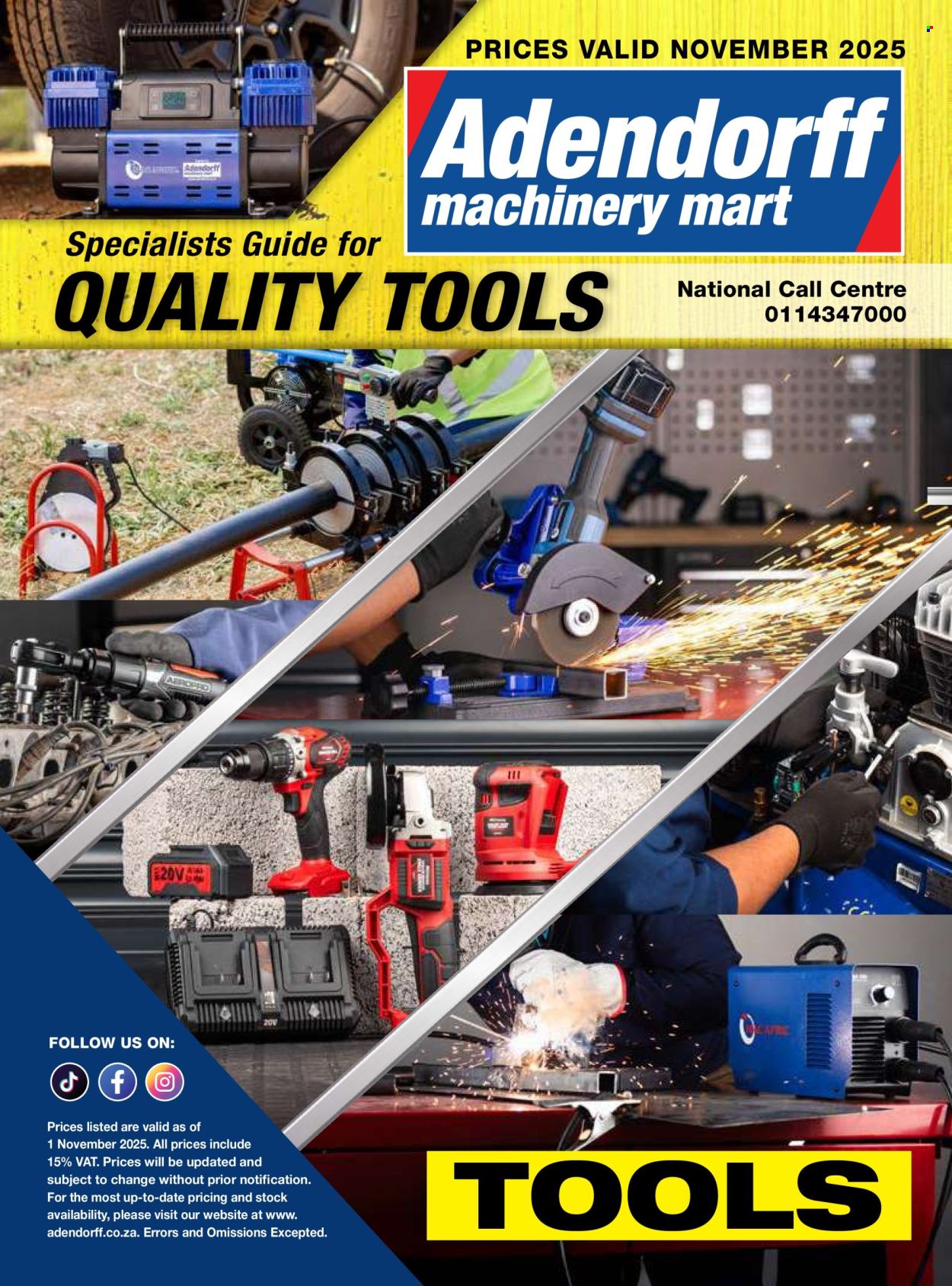 Adendorff Machinery Mart specials - 01/11/2025 - 30/11/2025. Page 1
