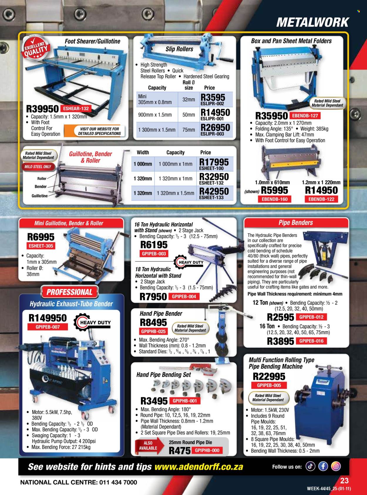 Adendorff Machinery Mart specials - 01/11/2025 - 30/11/2025. Page 25