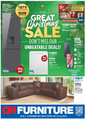 OK Furniture catalogue  - 03/11/2025 - 23/11/2025.
