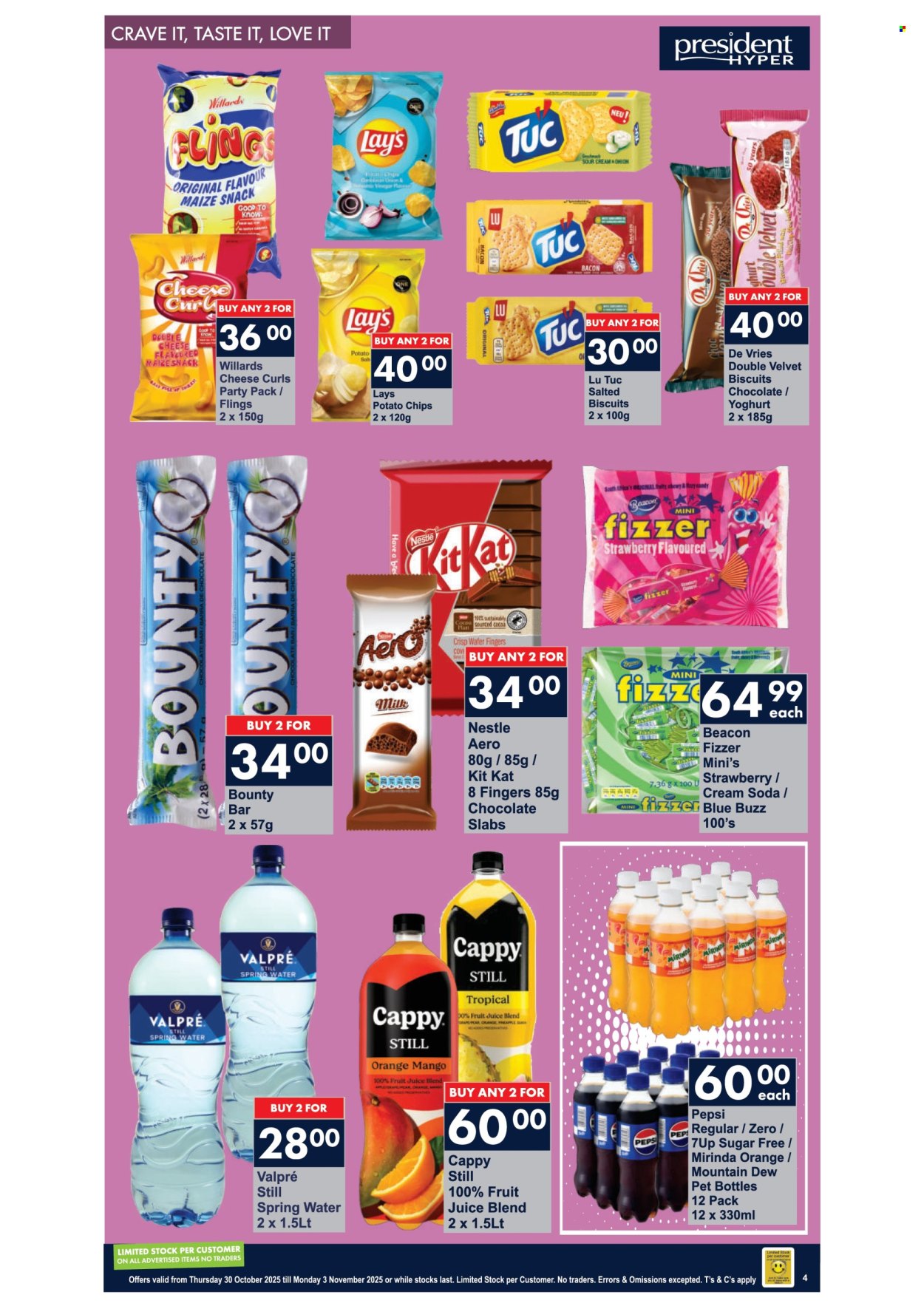 President Hyper specials - 30/10/2025 - 03/11/2025. Page 4