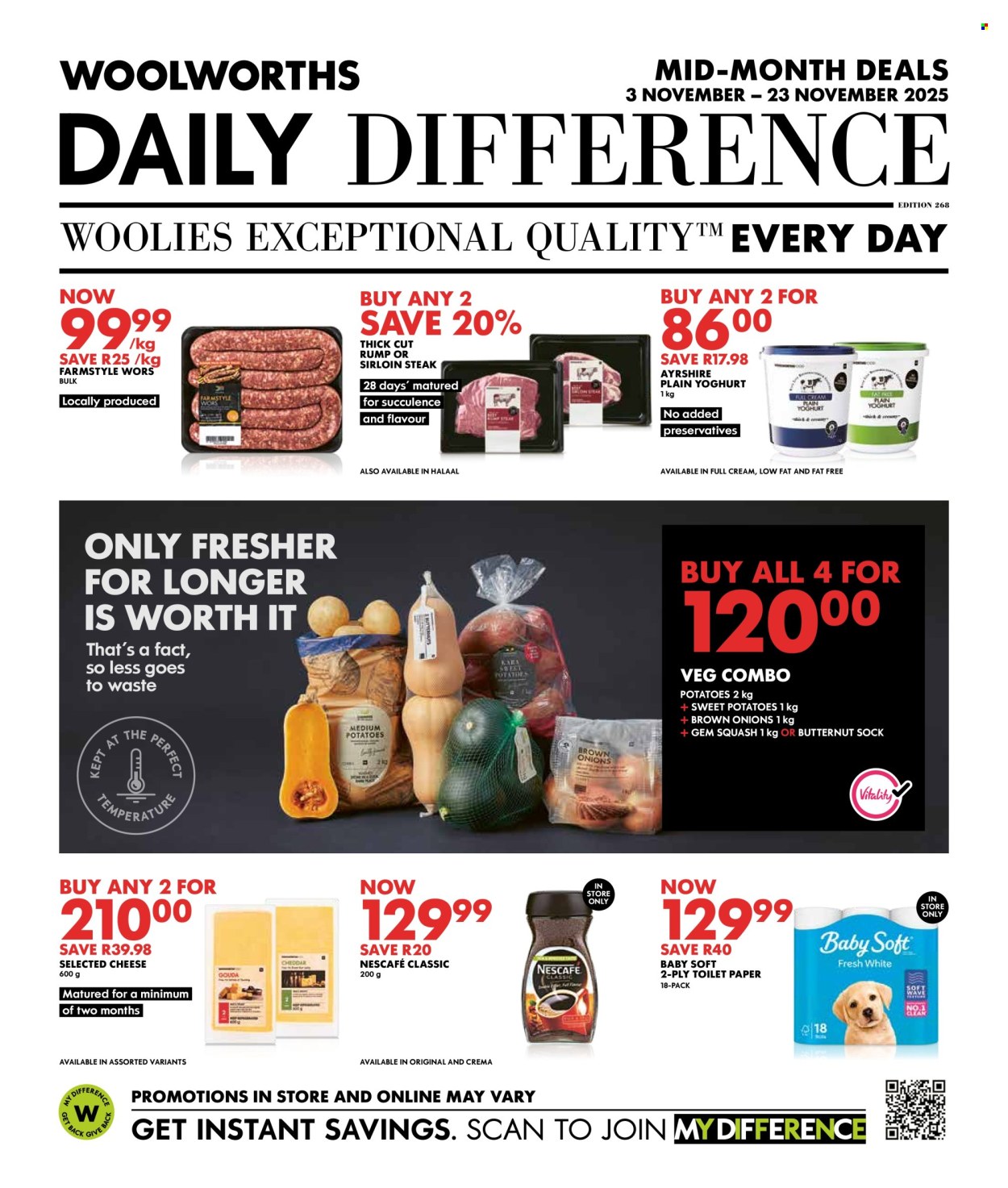 Woolworths specials - 03/11/2025 - 23/11/2025. Page 1
