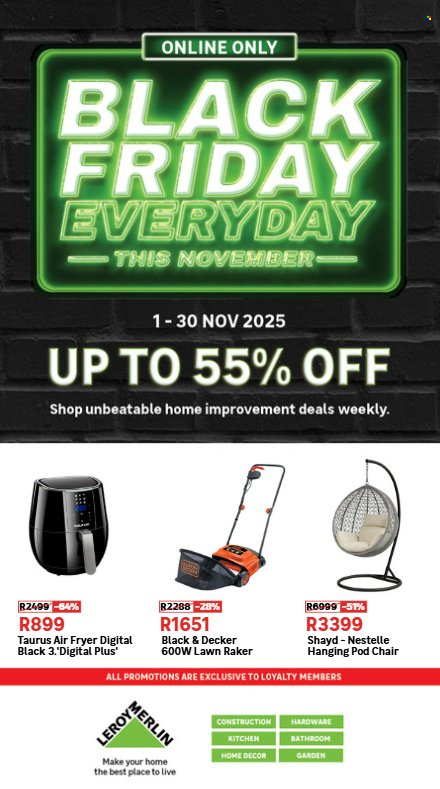 Leroy Merlin specials - 01/11/2025 - 30/11/2025. Page 1