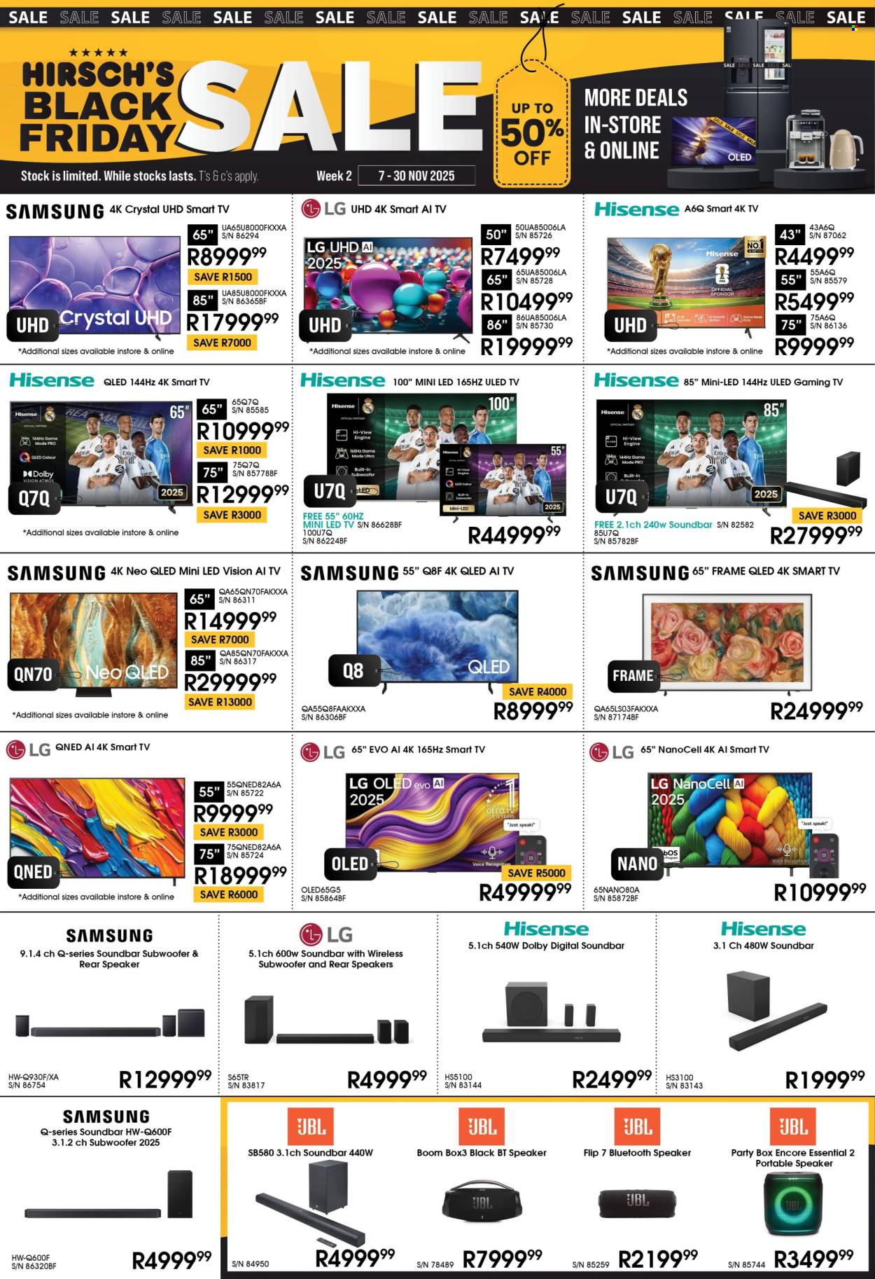 Hirsch's specials - 07/11/2025 - 30/11/2025. Page 1