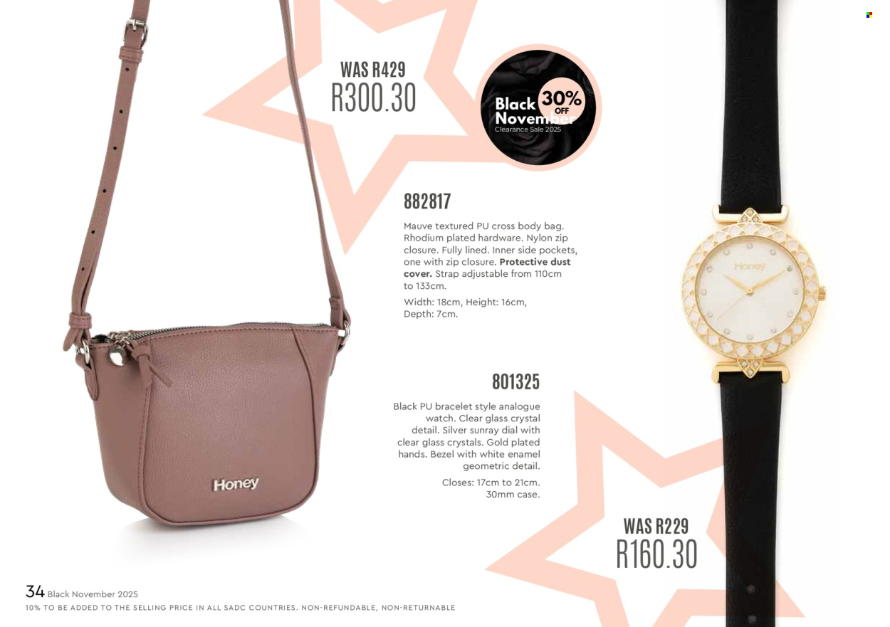 Honey specials. Page 36