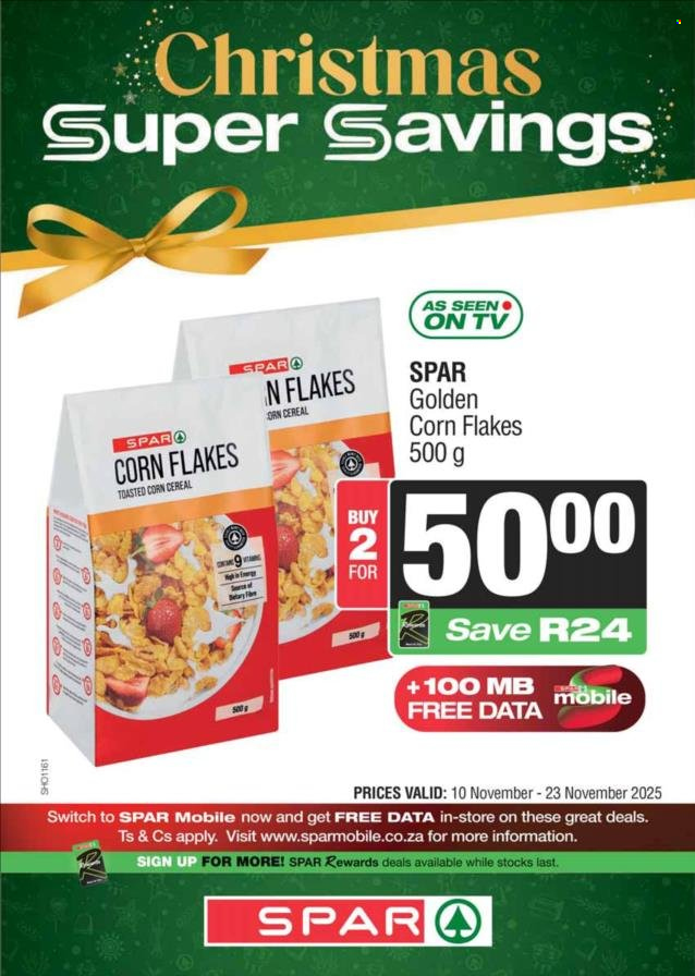 SPAR specials - 10/11/2025 - 23/11/2025. Page 1