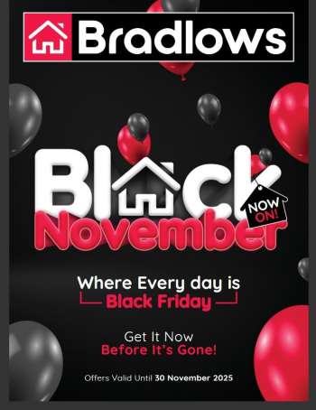 Bradlows catalogue  - 10/11/2025 - 30/11/2025.