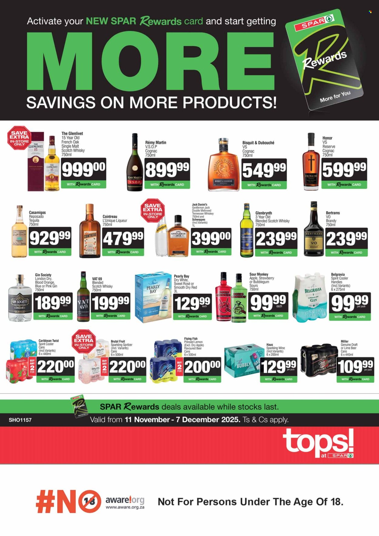 TOPS at SPAR specials - 11/11/2025 - 07/12/2025. Page 1