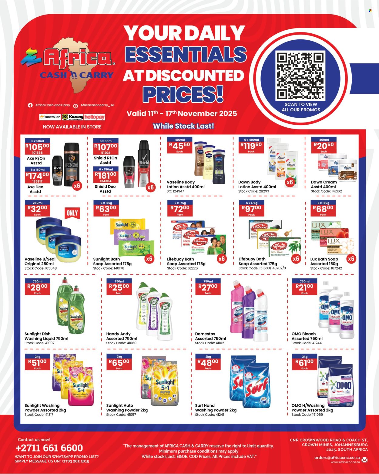 1UP Cash & Carry specials - 11/11/2025 - 17/11/2025. Page 1