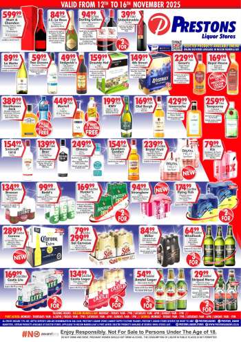 Prestons Liquor Stores catalogue  - 12/11/2025 - 16/11/2025.
