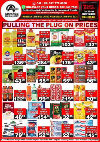 Advance Cash & Carry catalogue  - 13/11/2025 - 19/11/2025.