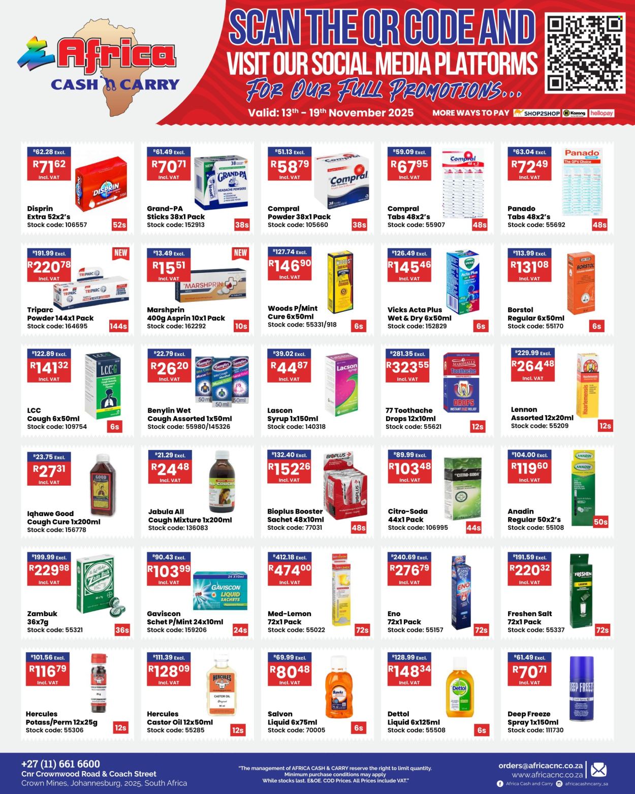 Africa Cash & Carry specials - 13/11/2025 - 19/11/2025. Page 8