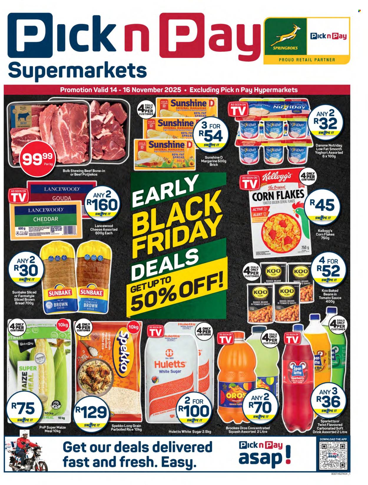 Pick n Pay Supermarket specials - 14/11/2025 - 16/11/2025. Page 1