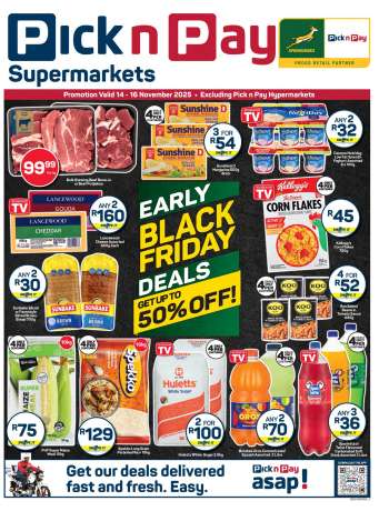 Pick n Pay Supermarket catalogue  - 14/11/2025 - 16/11/2025.