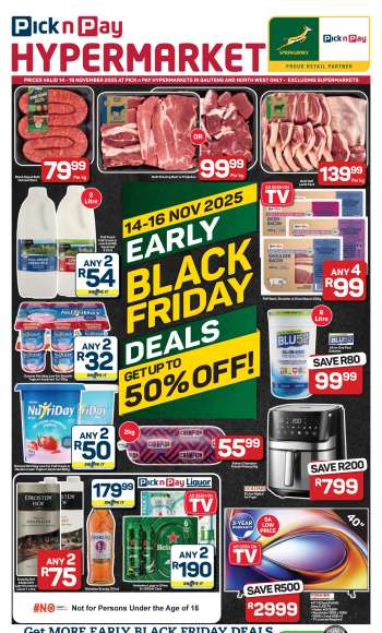 Pick n Pay Hypermarket catalogue  - 14/11/2025 - 16/11/2025.