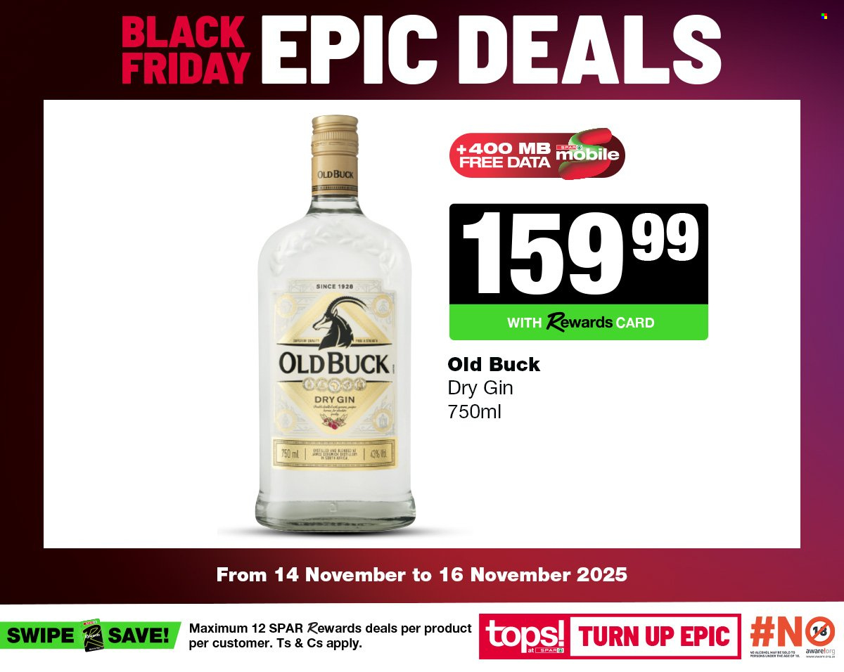 TOPS at SPAR specials - 14/11/2025 - 16/11/2025. Page 13