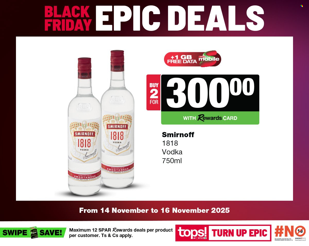 TOPS at SPAR specials - 14/11/2025 - 16/11/2025. Page 14