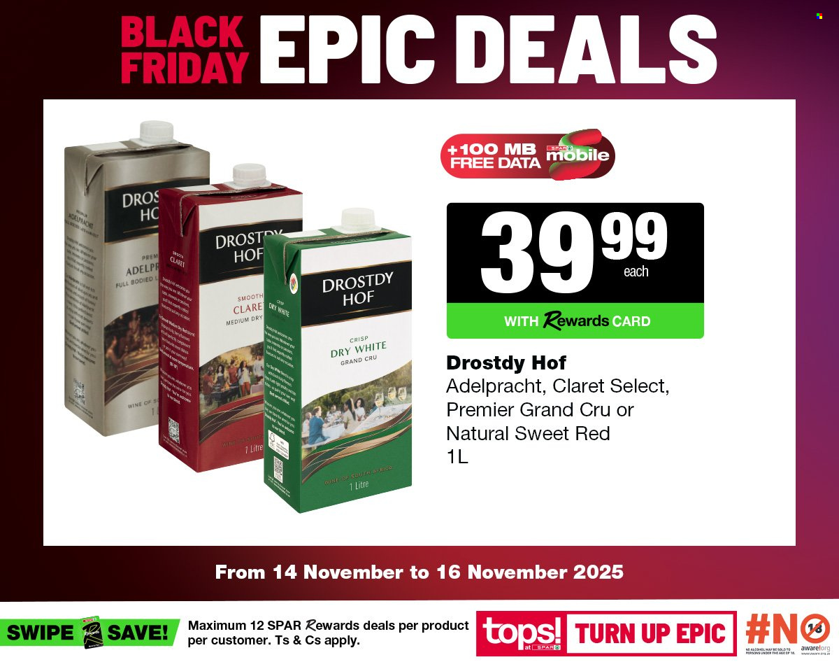 TOPS at SPAR specials - 14/11/2025 - 16/11/2025. Page 17