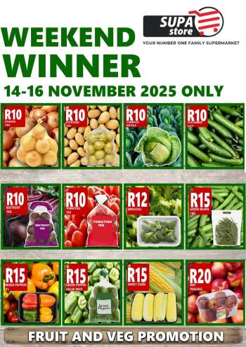 Supa Store catalogue  - 14/11/2025 - 16/11/2025.