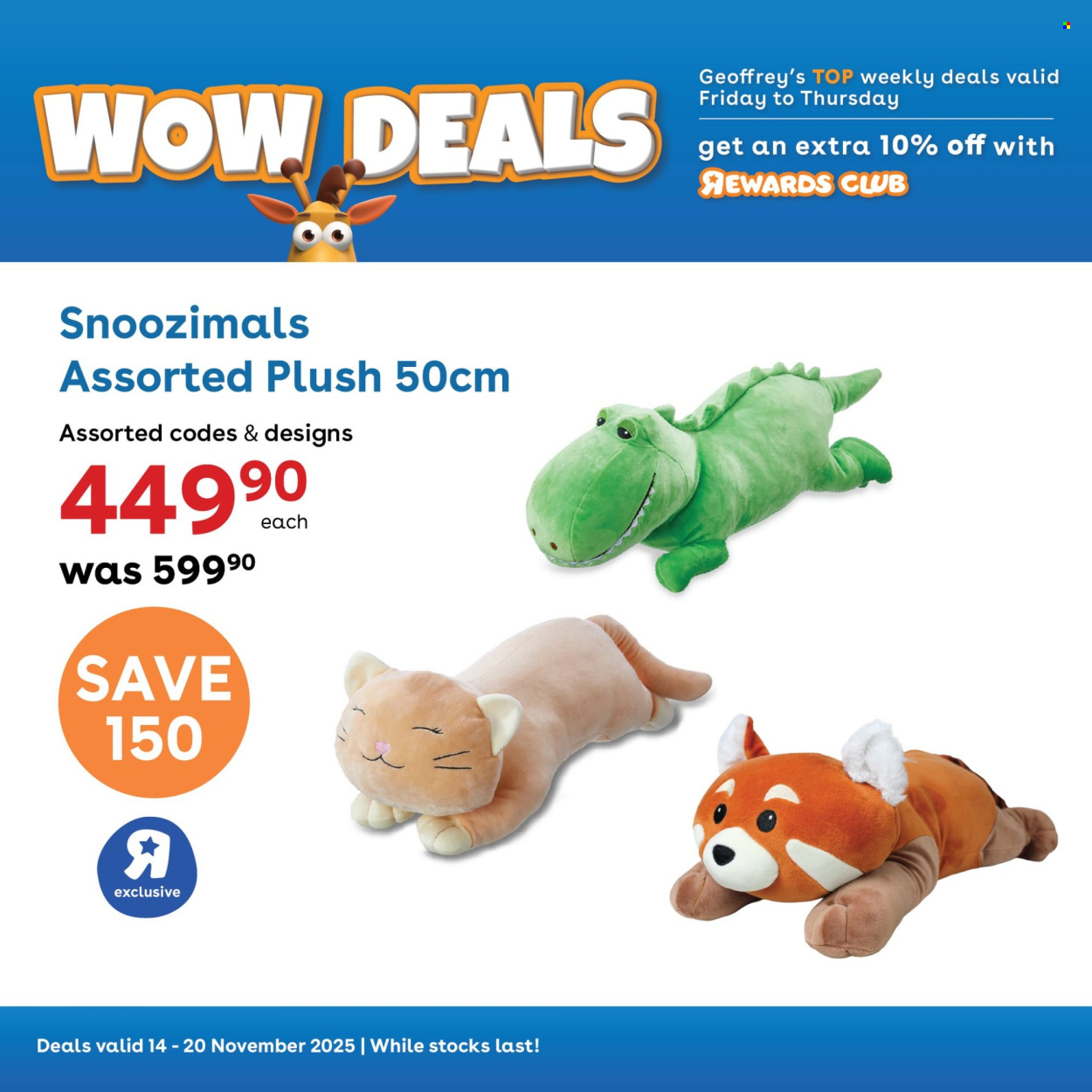 Toys R Us specials - 14/11/2025 - 20/11/2025. Page 1