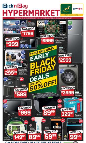Pick n Pay Hypermarket catalogue  - 17/11/2025 - 23/11/2025.