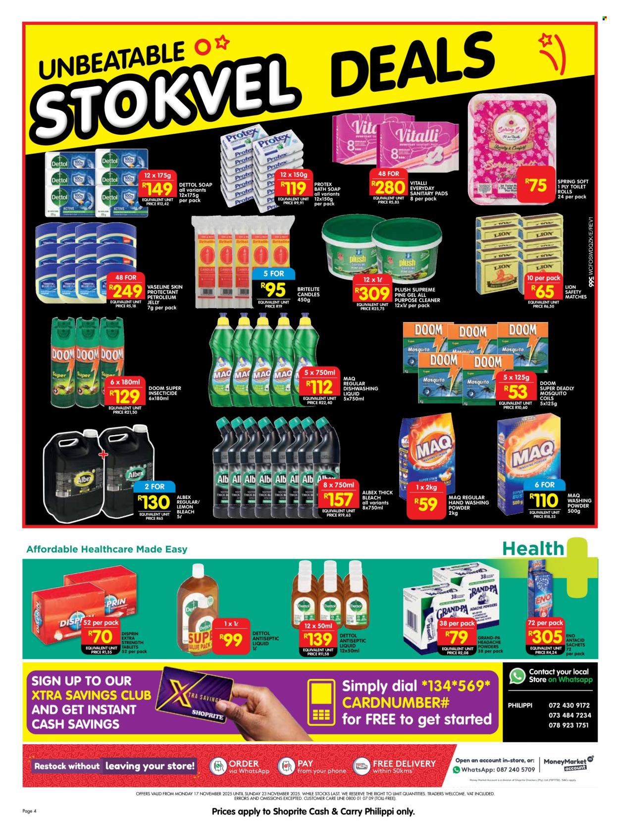 Shoprite specials - 17/11/2025 - 23/11/2025. Page 4