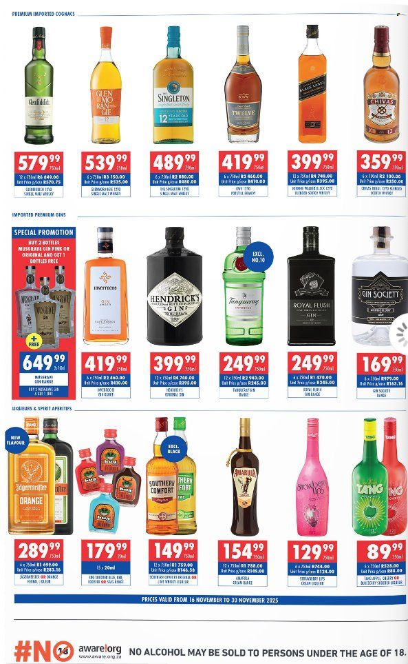 Liberty Liquors specials - 16/11/2025 - 30/11/2025. Page 2