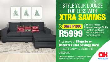 OK Furniture catalogue  - 17/11/2025 - 23/11/2025.