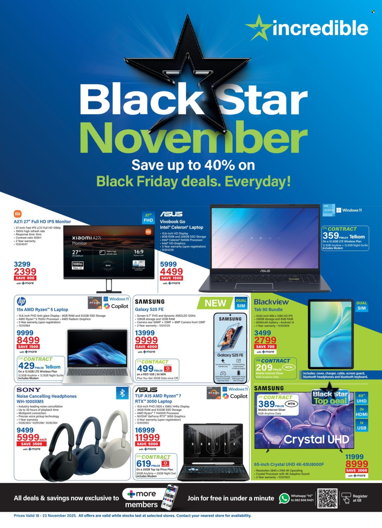 Incredible Connection specials - 18/11/2025 - 23/11/2025. Page 1
