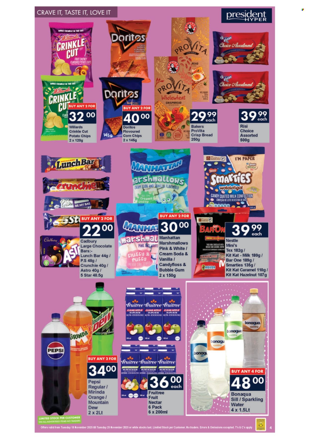 President Hyper specials - 18/11/2025 - 25/11/2025. Page 4