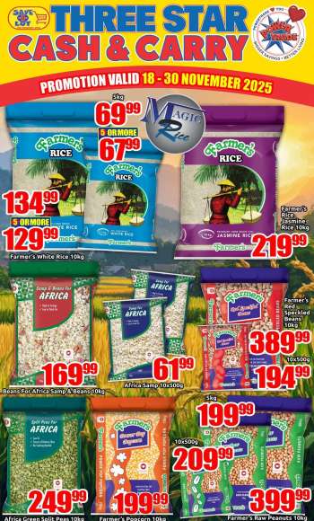 Three Star Cash and Carry catalogue  - 18/11/2025 - 30/11/2025.