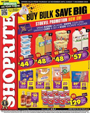 Shoprite catalogue  - 20/11/2025 - 07/12/2025.