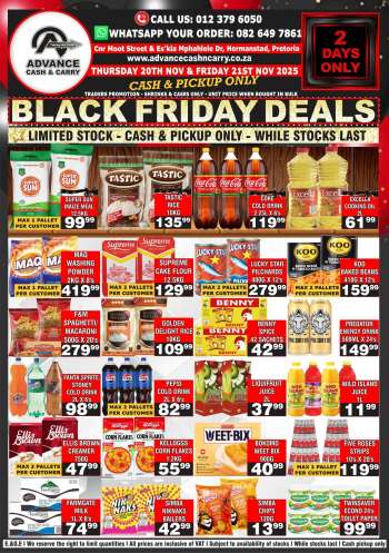 Advance Cash & Carry catalogue  - 20/11/2025 - 21/11/2025.
