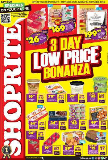 Shoprite catalogue  - 21/11/2025 - 23/11/2025.