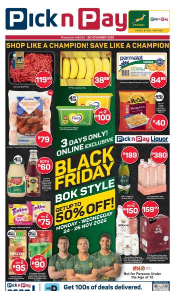 Pick n Pay catalogue  - 24/11/2025 - 26/11/2025.