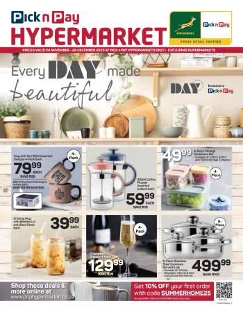 Pick n Pay Hypermarket catalogue  - 24/11/2025 - 28/12/2025.