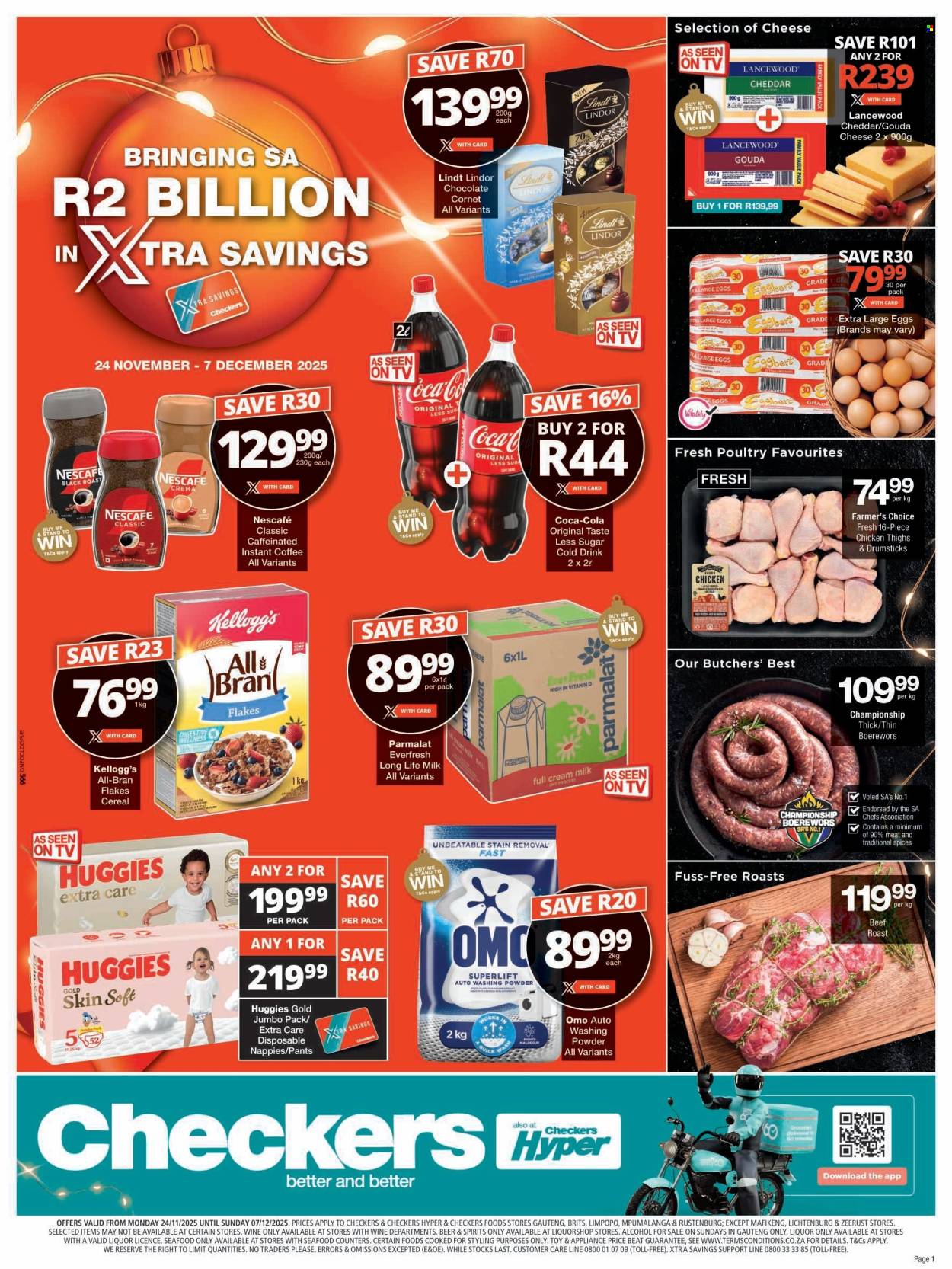 Checkers specials - 24/11/2025 - 07/12/2025. Page 1