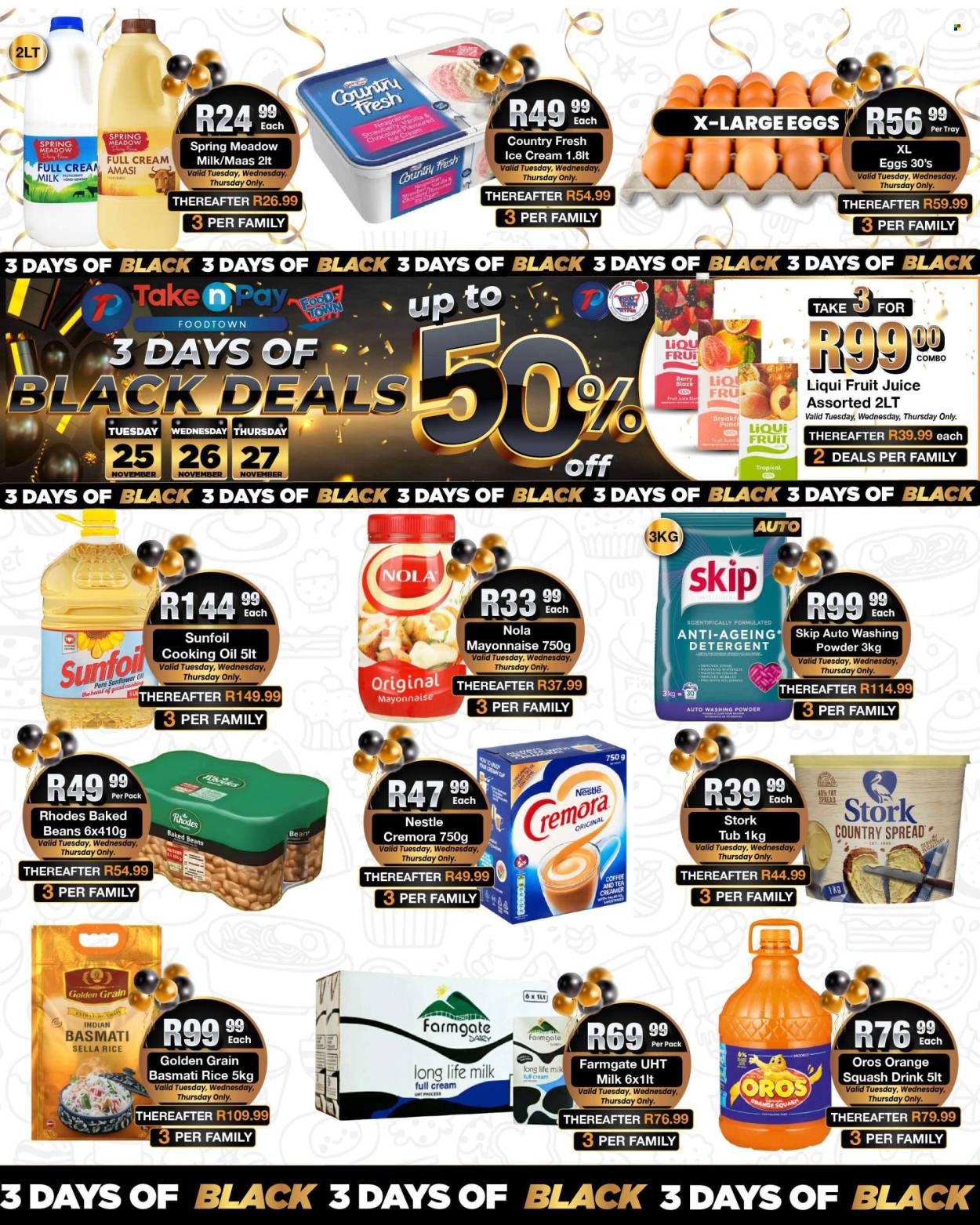 Take n Pay specials - 25/11/2025 - 27/11/2025. Page 1