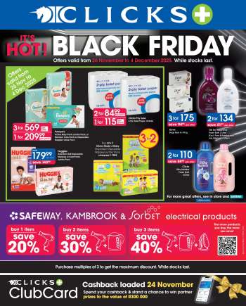 Clicks catalogue  - 26/11/2025 - 04/12/2025.