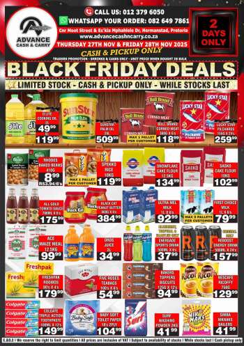 Advance Cash & Carry catalogue  - 27/11/2025 - 28/11/2025.