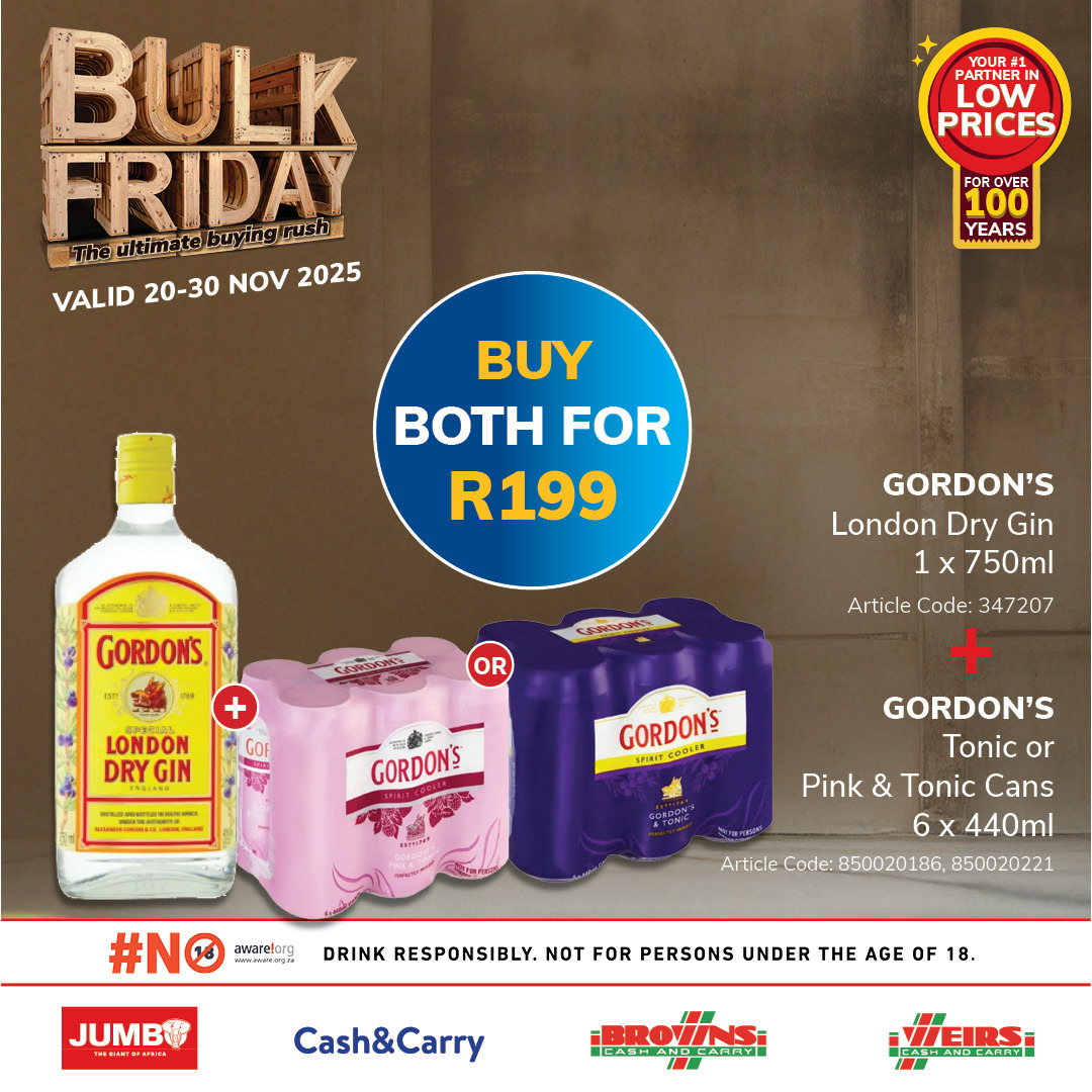 Jumbo Cash & Carry specials - 20/11/2025 - 30/11/2025. Page 1
