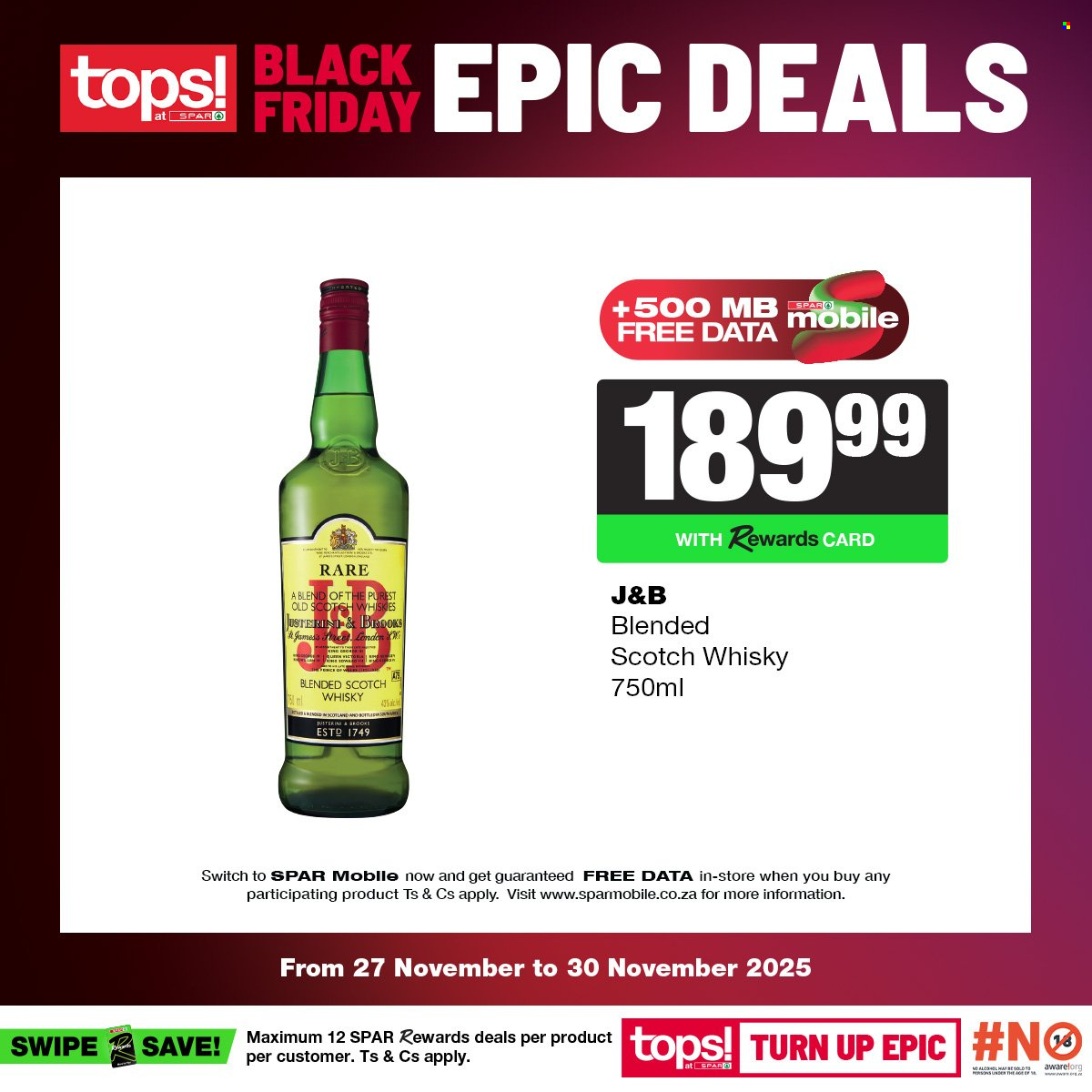 TOPS at SPAR specials - 27/11/2025 - 30/11/2025. Page 6