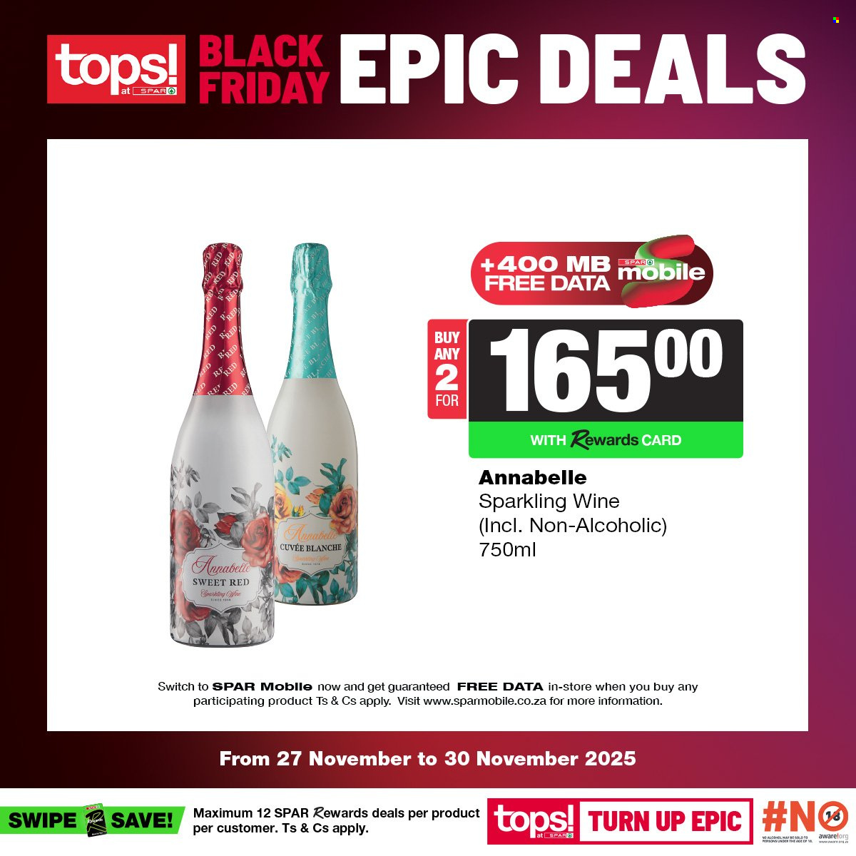 TOPS at SPAR specials - 27/11/2025 - 30/11/2025. Page 12